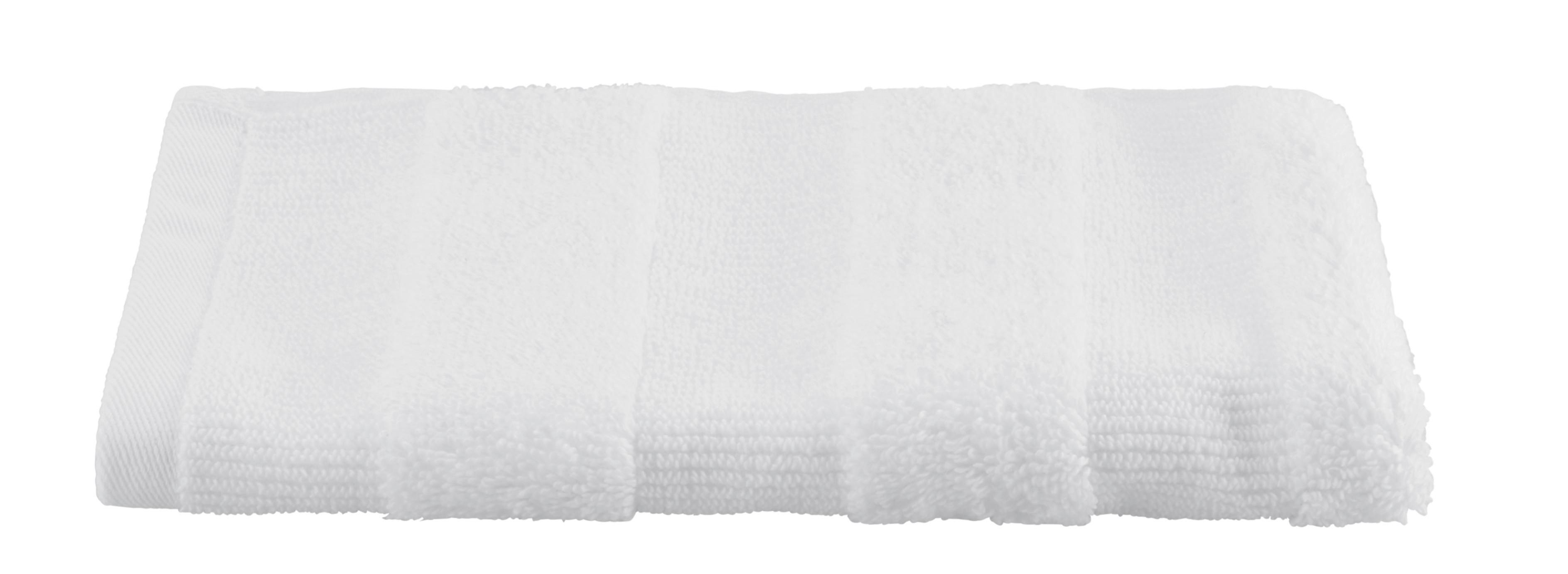 RUČNÍK PRO HOSTY Chris, 30/50cm, bílá - bílá, textil (30/50cm) - Premium Living