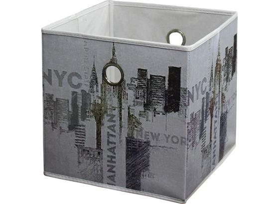 Skládací Krabice Nyc - vícebarevná, Moderní, textil (32/32/32cm) Skládací Krabice Nyc - vícebarevná, Moderní, textil (32/32/32cm)