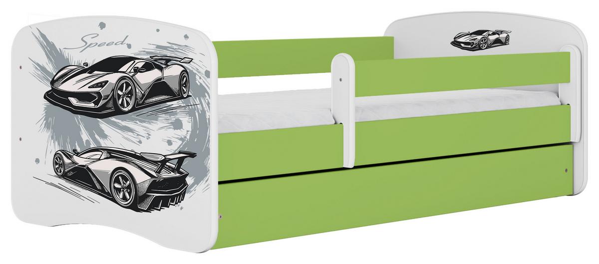 Kinder-/Juniorbett Babydreams Inkl. Matratze 80x160 - Birkefarben/Weiß, MODERN, Holz/Holzwerkstoff (80/160cm) - MID.YOU