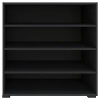 Regal Unit -Elements Maxi B: 91,2 cm Anthrazit - Anthrazit/Schwarz, MODERN, Holzwerkstoff (91,2/89,6/40cm) - Ondega