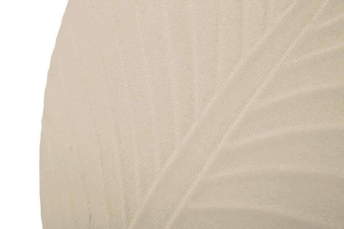 Vase Round Dune Creme B: 41,5 Cm - Creme, Basics, Metall (41,5/14/41,5cm)