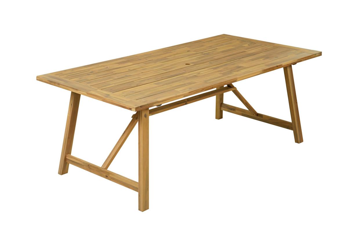 Gartengarnitur 3-Tlg Sydney aus Holz - Braun/Akaziefarben, MODERN, Holz - Gardenson