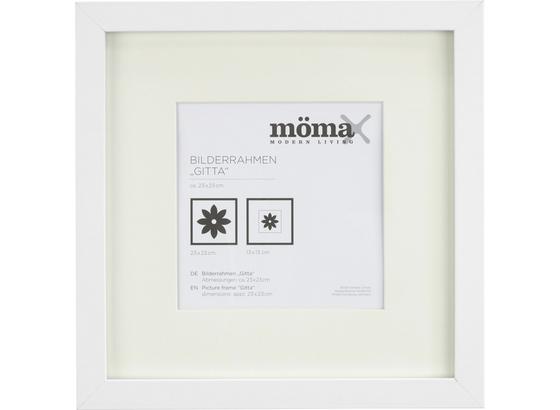 Rám Na Fotky Gitta - biela, Moderný, kompozitné drevo/sklo (23/23/3,6cm) - Mömax modern living Rám Na Fotky Gitta - biela, Moderný, kompozitné drevo/sklo (23/23/3,6cm) - Mömax modern living