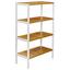 Regál Bambu - hnedá/biela, Moderný, drevo/kompozitné drevo (70/110/33cm) Regál Bambu - hnedá/biela, Moderný, drevo/kompozitné drevo (70/110/33cm)