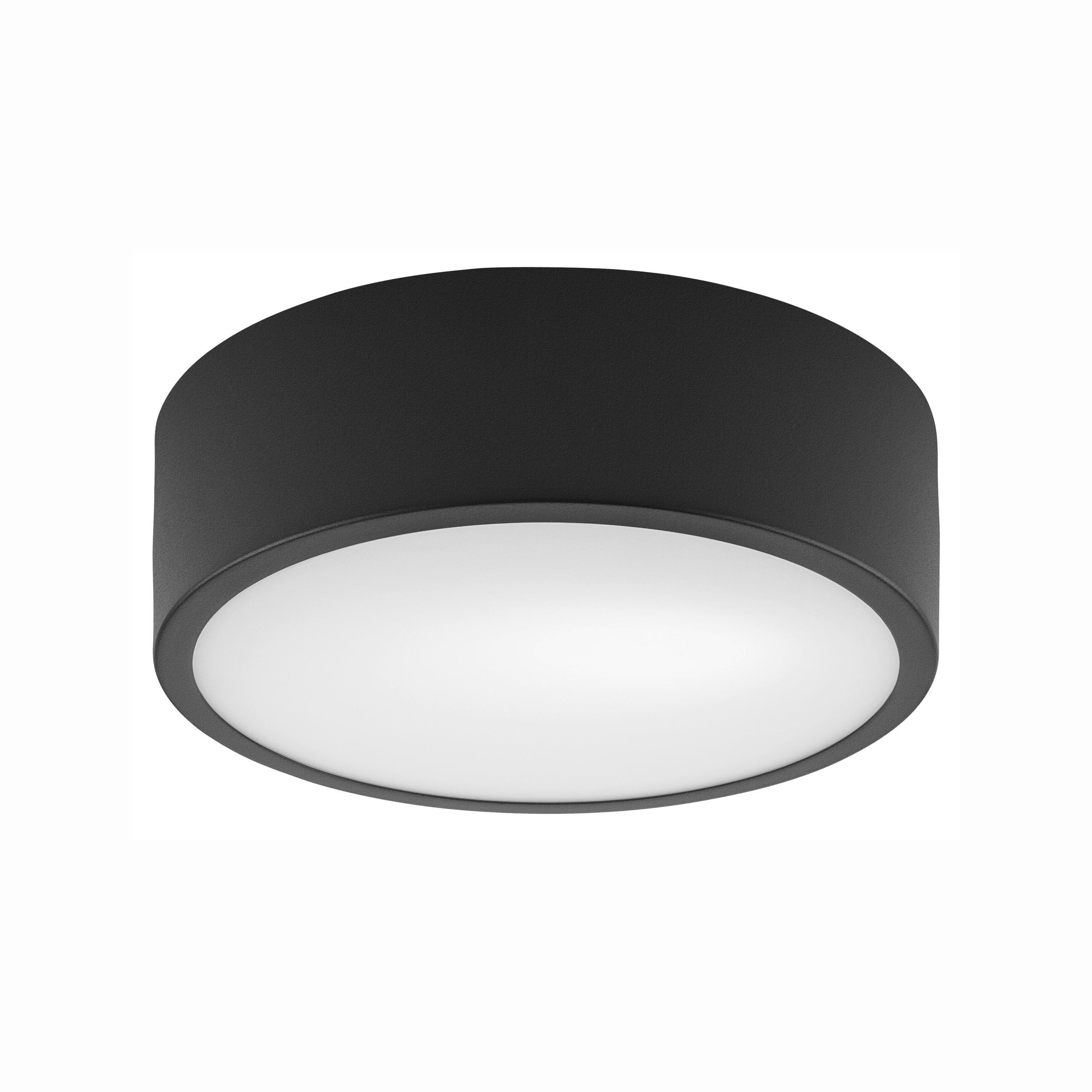 Deckenleuchte 43913_dante_black - Schwarz Hochglanz, KONVENTIONELL, Glas/Metall (26/8cm)