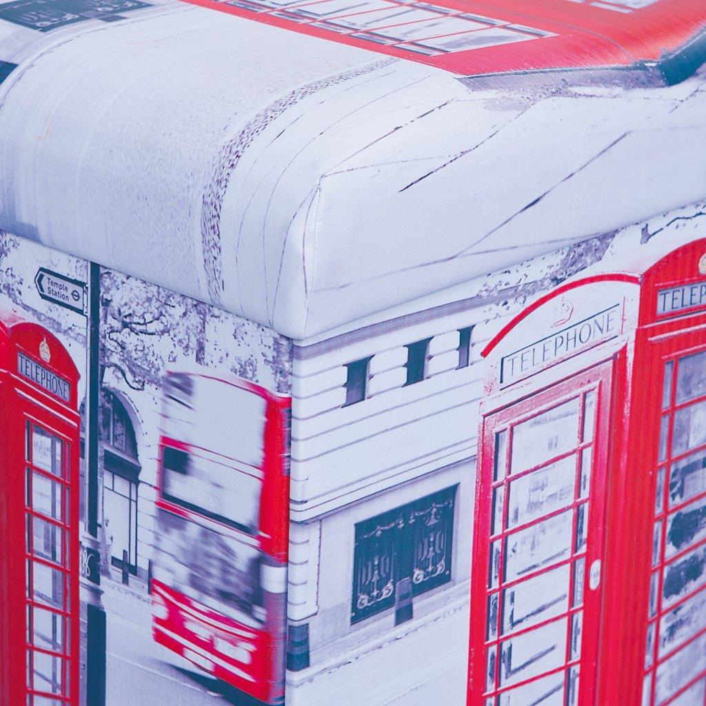 Összehajtható Doboz Setto Groß -Bu- - piros/kék, Basics, textil (76/38/38cm) - MID.YOU