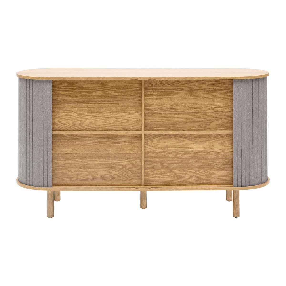 ŠIROKÁ KOMODA ARVID -EXKLUSIV- - sivá/prírodná farba, Modern, drevo/kompozitné drevo (140/75/40cm) - Mömax