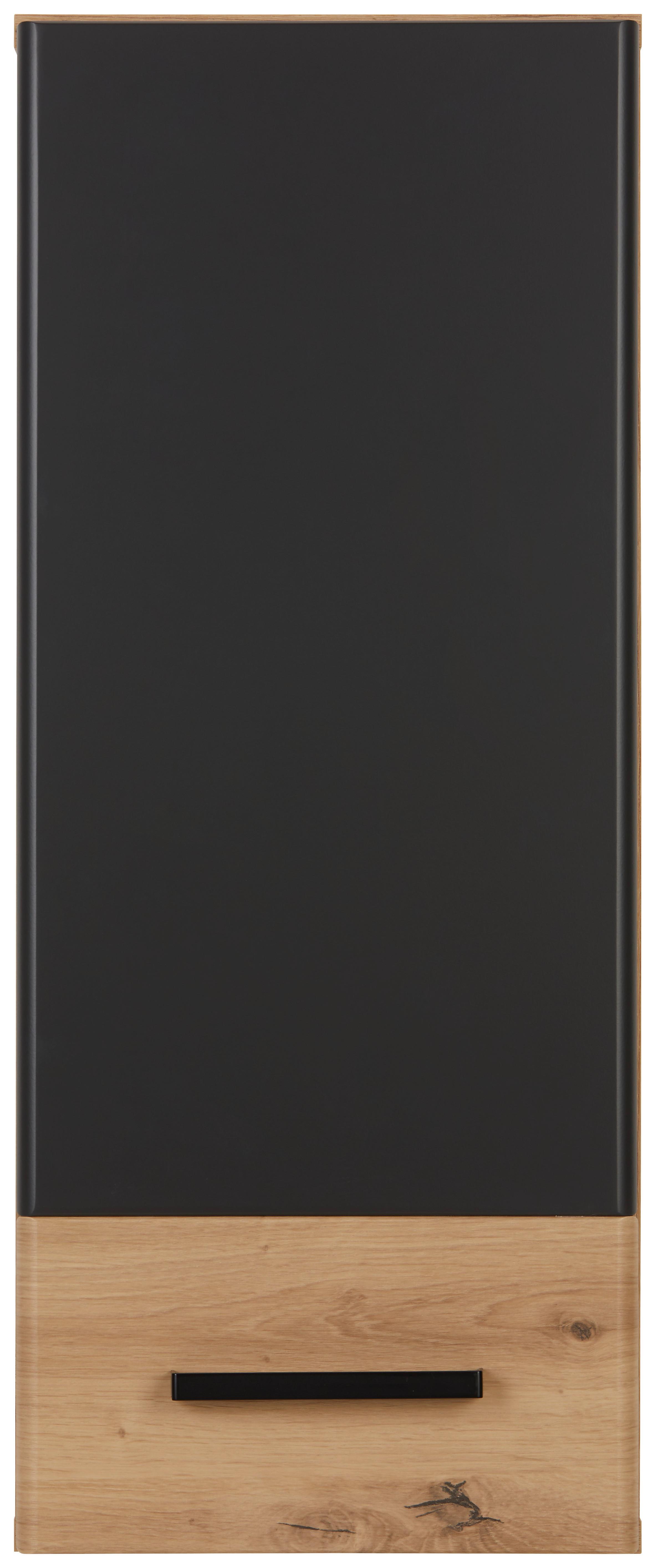 Faliszekrény Calvi - tölgyfa színű/szürke, Modern, faalapú anyag (30/73/23cm) - Mömax