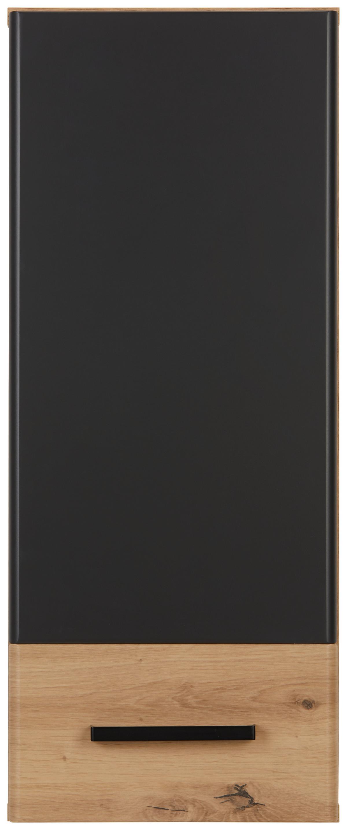 Faliszekrény Calvi - tölgyfa színű/szürke, Modern, faalapú anyag (30/73/23cm) - Mömax