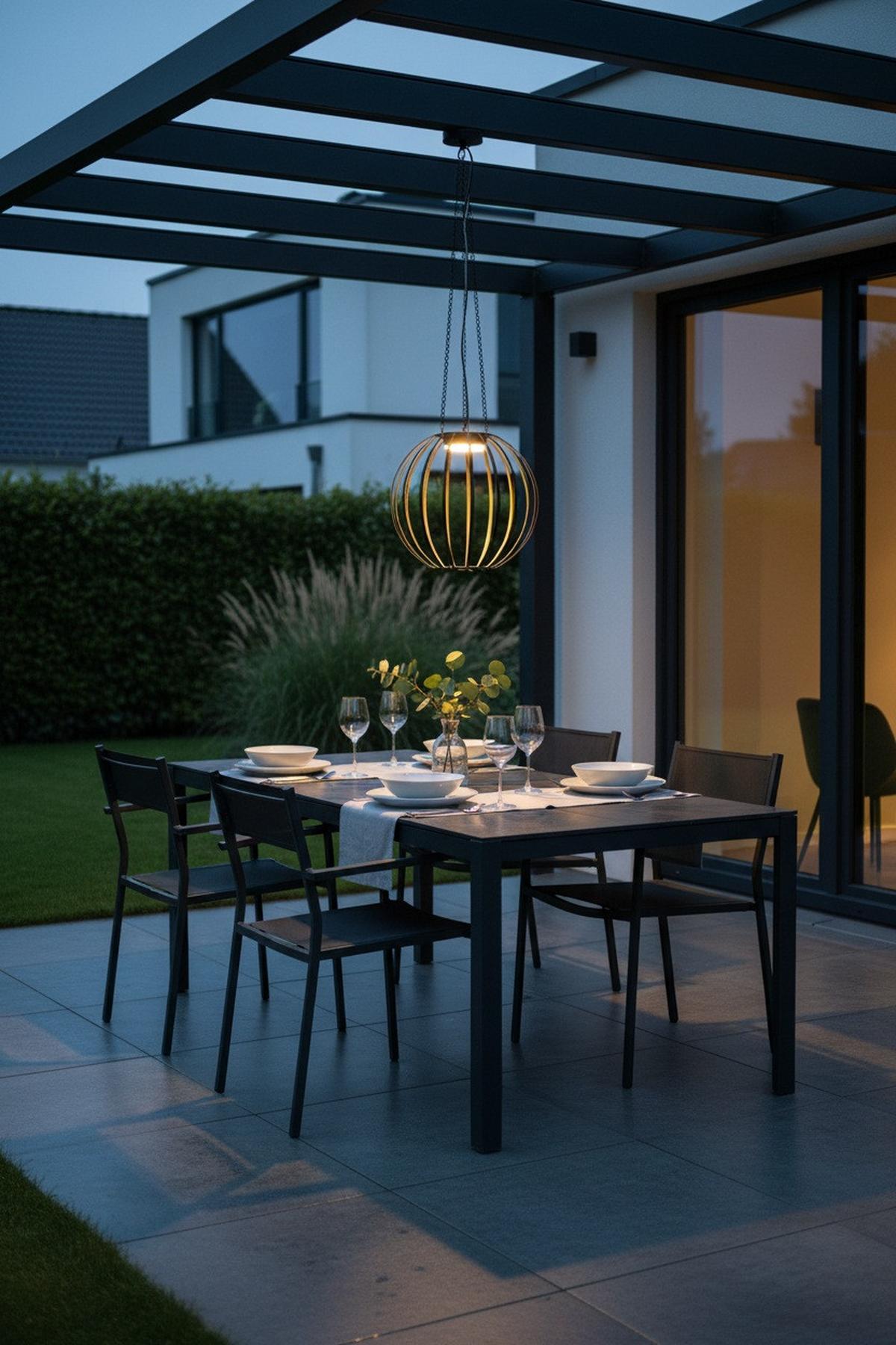 SOLARLEUCHTE 3-fach dimmbar - Schwarz, Basics, Kunststoff/Metall (37/34/37cm) - Markslöjd