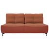 2-sitzer-sofa Mit Schlaffunktion Wendy B: 197 Cm - Rostfarben/Schwarz, Design, Textil (197/94/96cm) - MID.YOU