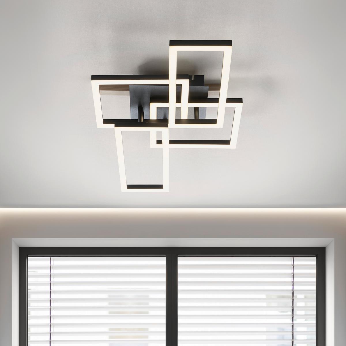 STROPNÉ LED SVIETIDLO WONDER - biela, Modern, kov/plast (70/36/9cm) - Mömax