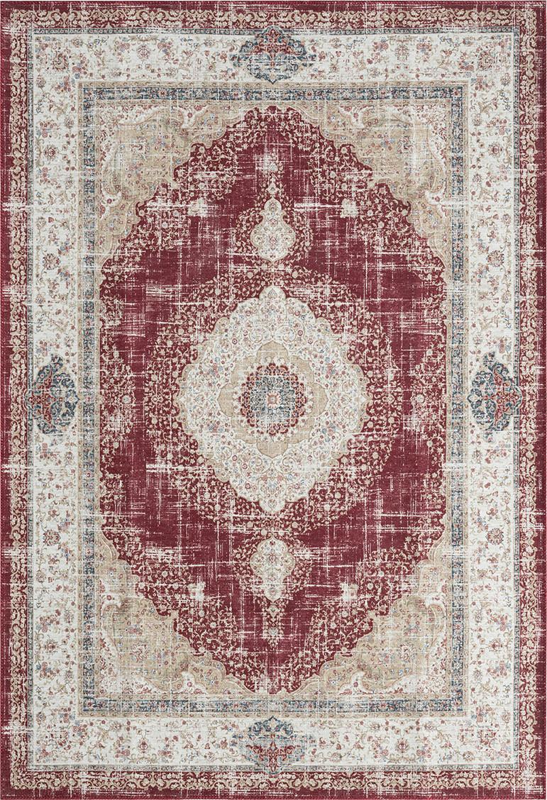 KOBEREC TKANÝ NA PLOCHO Olivia 2, 120/170cm, červená - červená, Konvenční, textil (120/170cm) - Mömax