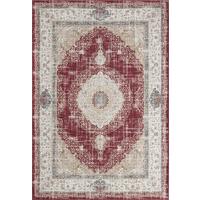 KOBEREC TKANÝ NA PLOCHO Olivia 2, 120/170cm, červená - červená, Konvenční, textil (120/170cm) - Mömax
