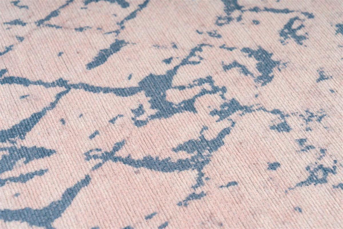 FLACHWEBETEPPICH Blau/Weiß - Blau/Weiß, KONVENTIONELL, Textil (120/180cm) - Kayoom