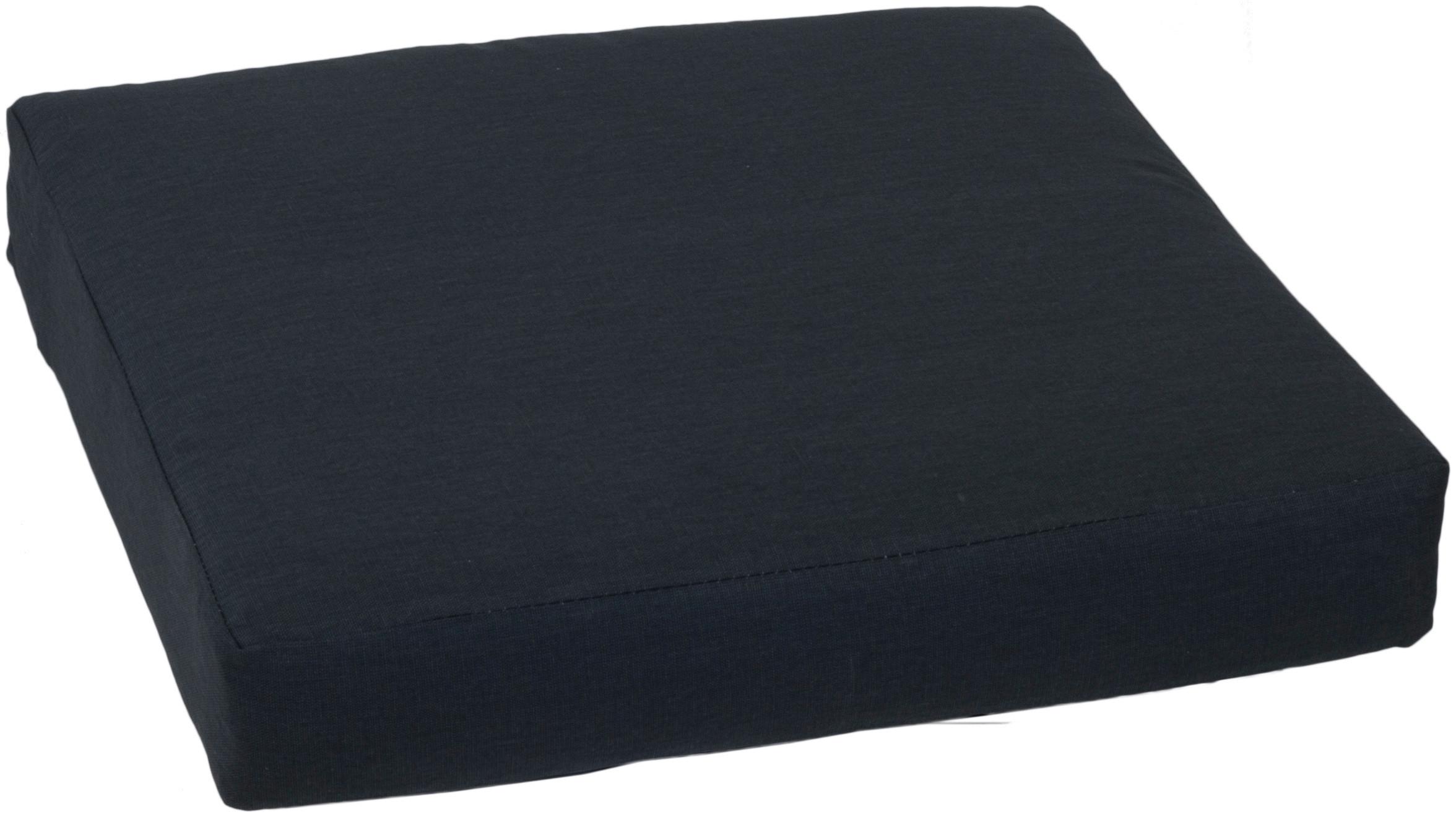 Lounge-Sitzkissen Aub91 Lounge-Sitzkissen - Anthrazit, Basics, Textil (70/70/8cm) - Gardenson