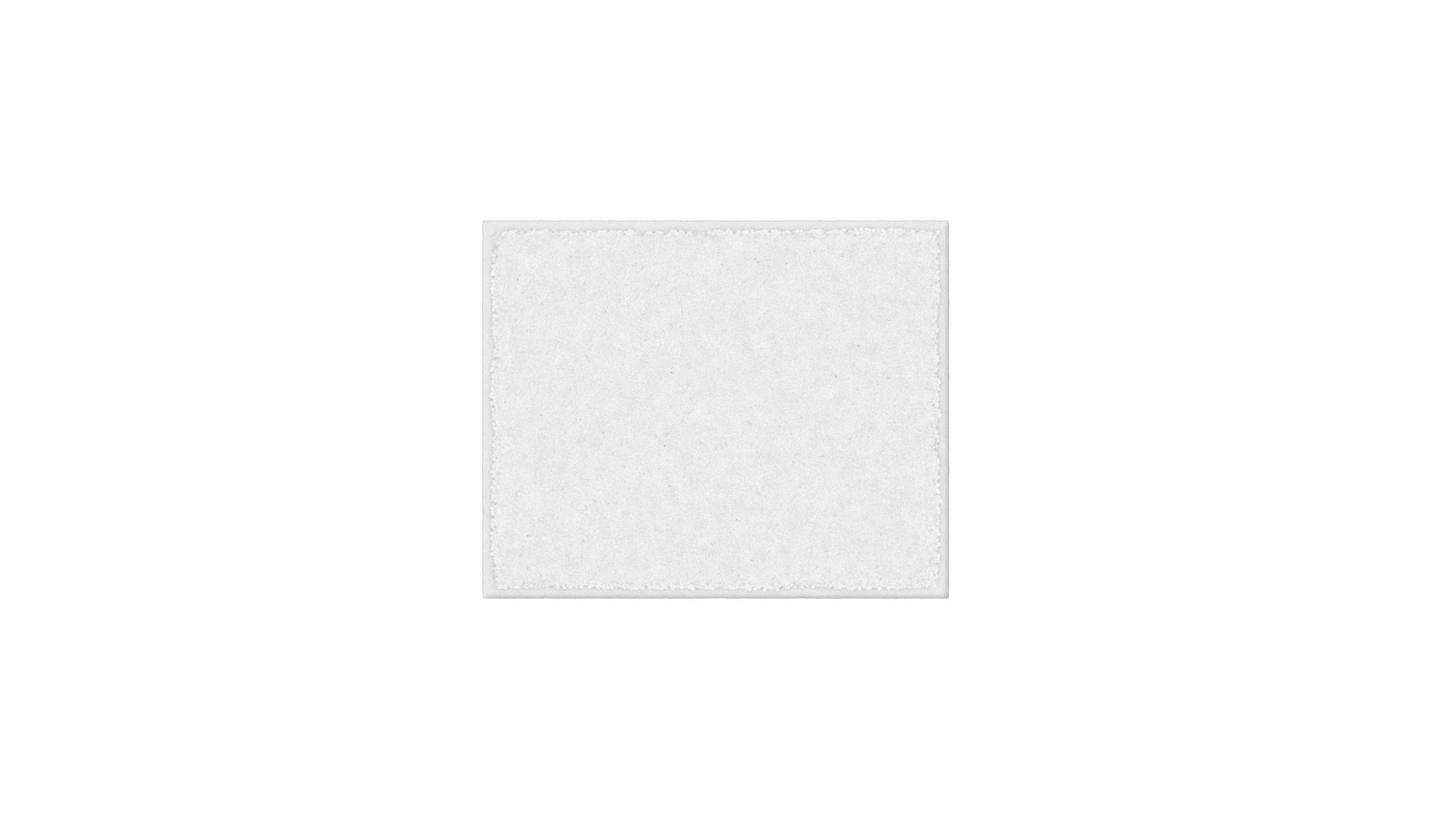 Bidet-vorleger Roman - Weiß, Basics, Textil (40/50cm) - Grund