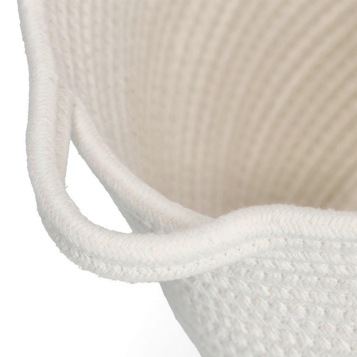 Aufbewahrungskörbchen Rainbow - Weiß, Basics, Textil (32/32/28cm) - Zeller Present