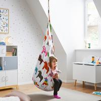 Hojdačka pre deti POOH - viacfarebná/biela, Modern, textil (70/150/70cm) - Bessagi Kids