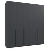 Drehtürenschrank New York Graphitfarben B:225cm - Graphitfarben, MODERN, Holzwerkstoff (225/236/58cm) - MID.YOU