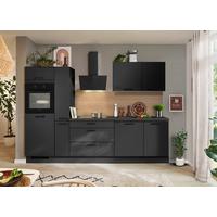 KÜCHENBLOCK PN210 - Graphitfarben/Grau, MODERN, Holzwerkstoff (280cm) - Pino