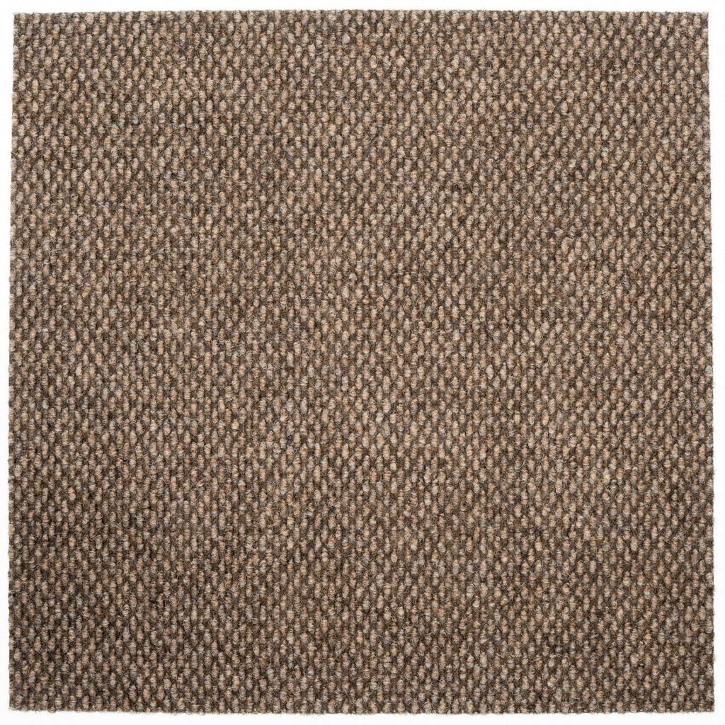 Teppichfliese Beige Calypso 50x50 cm Florhöhe 4,2 mm