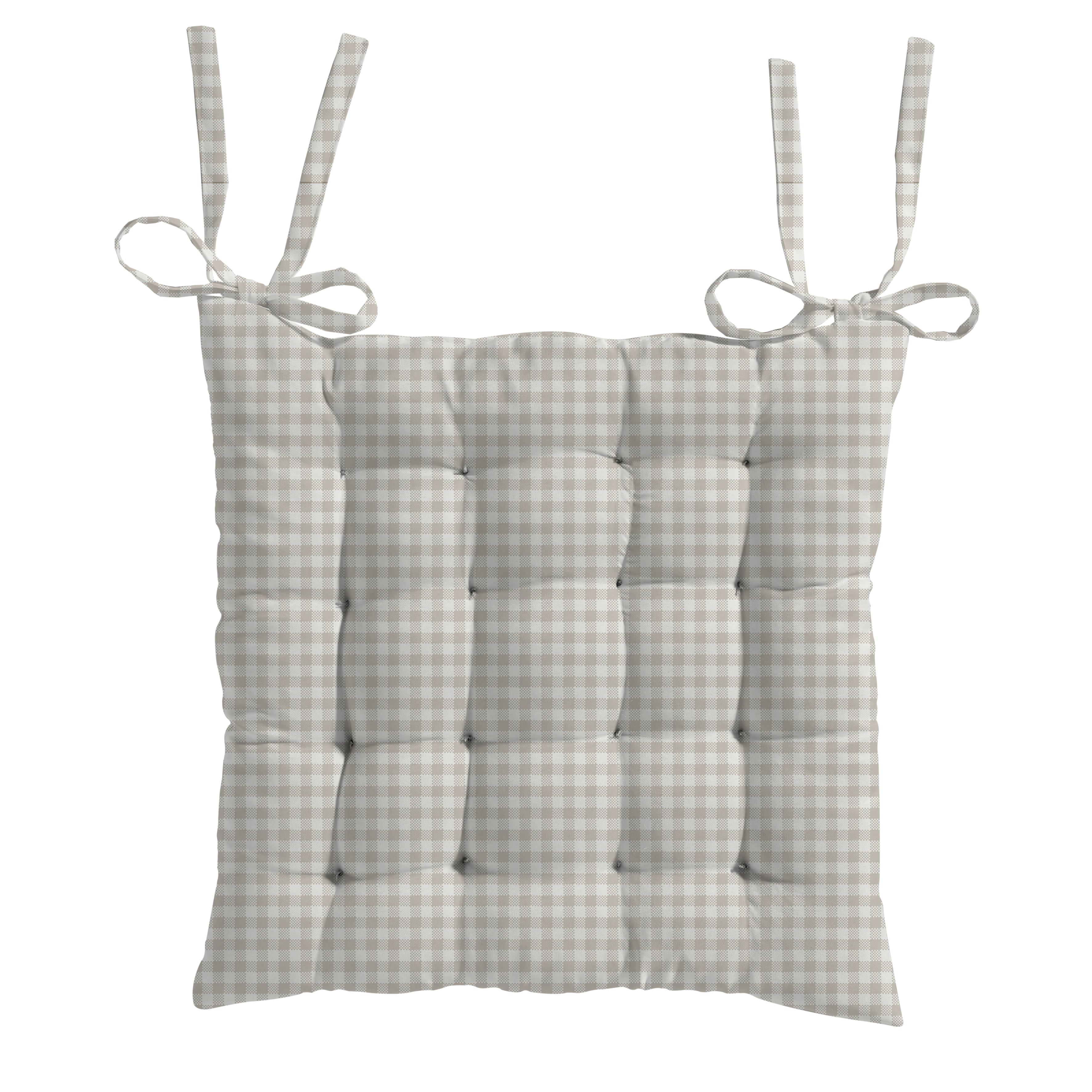 PODUŠKA NA SEDENIE CHAIRDPAD 40X40 DUNE - biela, textil (40/40cm)