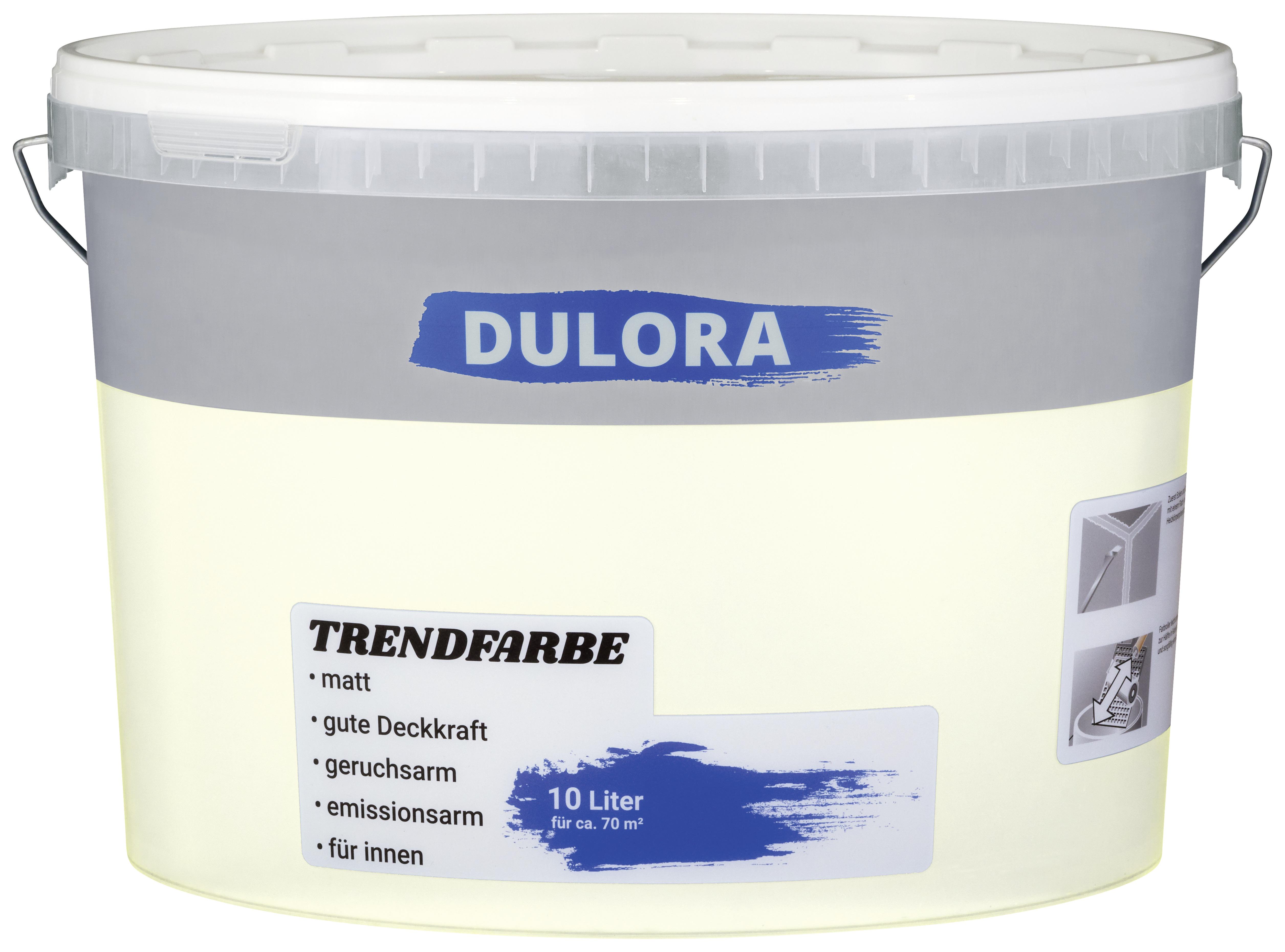Wandfarbe Dulora 10 Liter Buttercreme