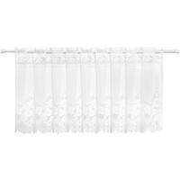 Kurzgardine Gitte - Weiß, KONVENTIONELL, Textil (150/50cm) - Ondega