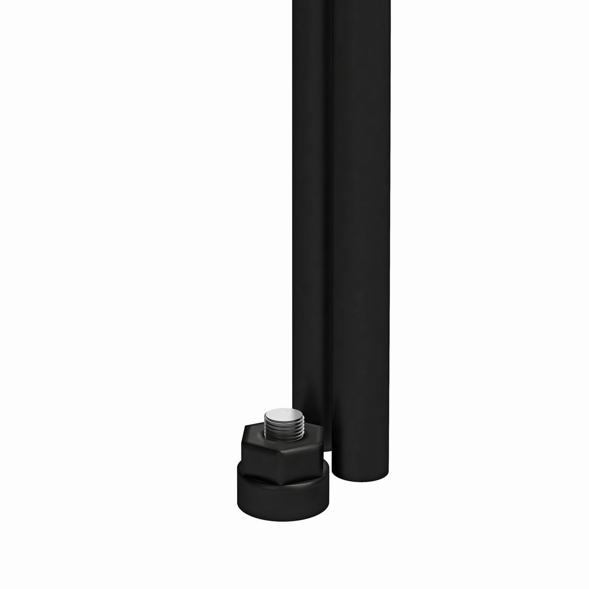 Lowboard Wainwright Schwarz B: 138 Cm - Schwarz, Design, Glas/Papier (138/49/39cm) - MID.YOU