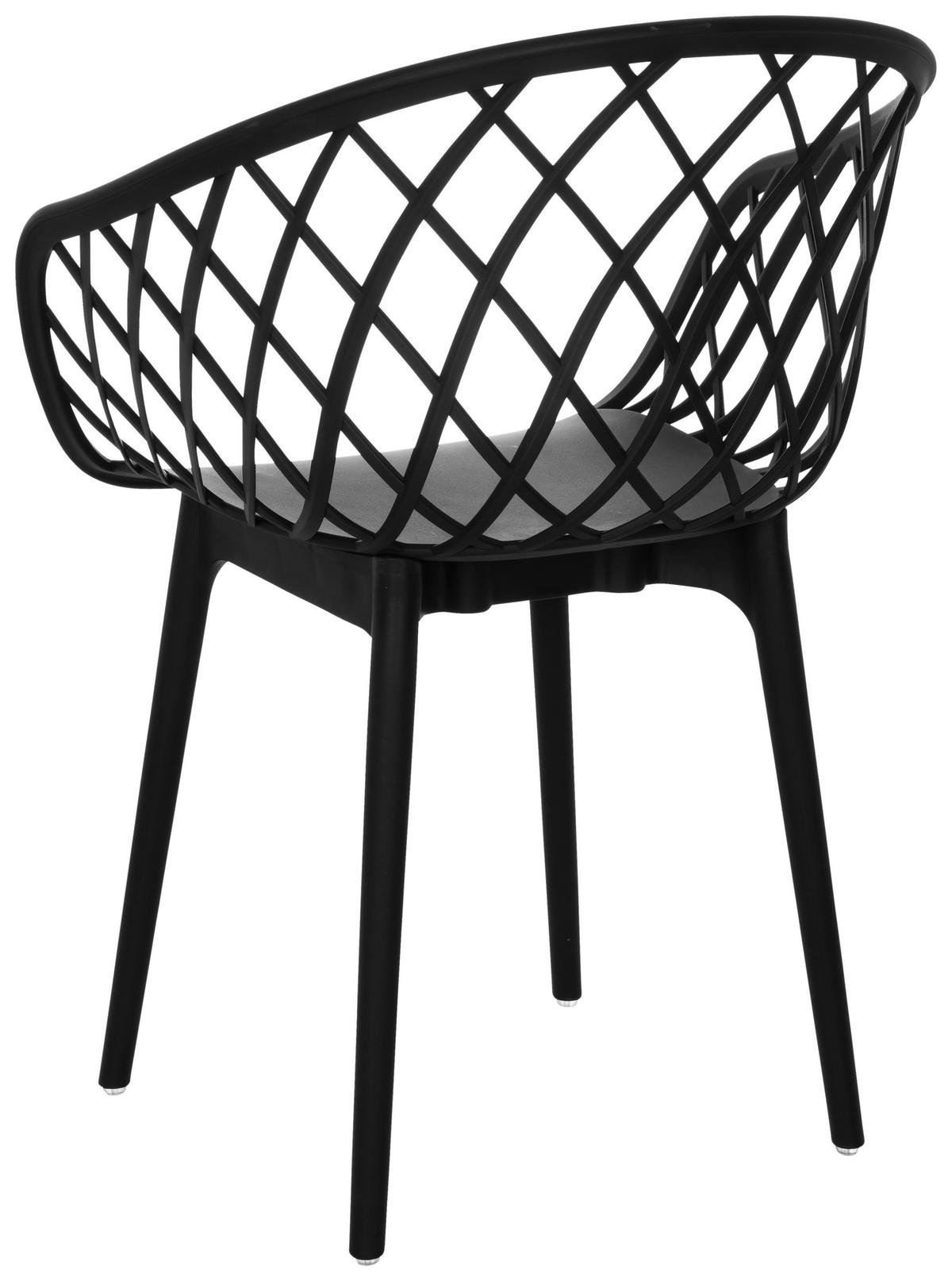 Besucherstuhl Begio B - Schwarz, Basics, Kunststoff (57/76/53cm) - MID.YOU