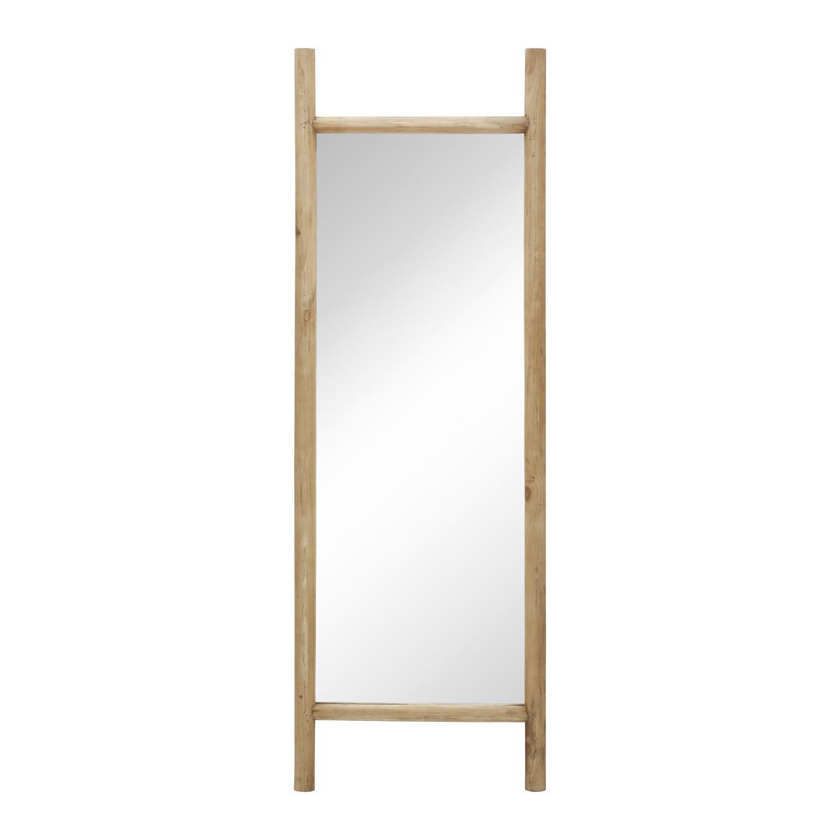Zrcadlo masiv JASMIN - přírodní barvy, Moderní, dřevo/sklo (57/170/5cm) - Livetastic