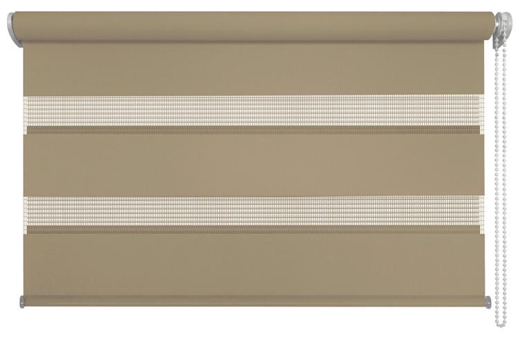 Doppelrollo Just Braun B: 80 Cm - Braun, Design, Textil (80/210cm) - Homeware