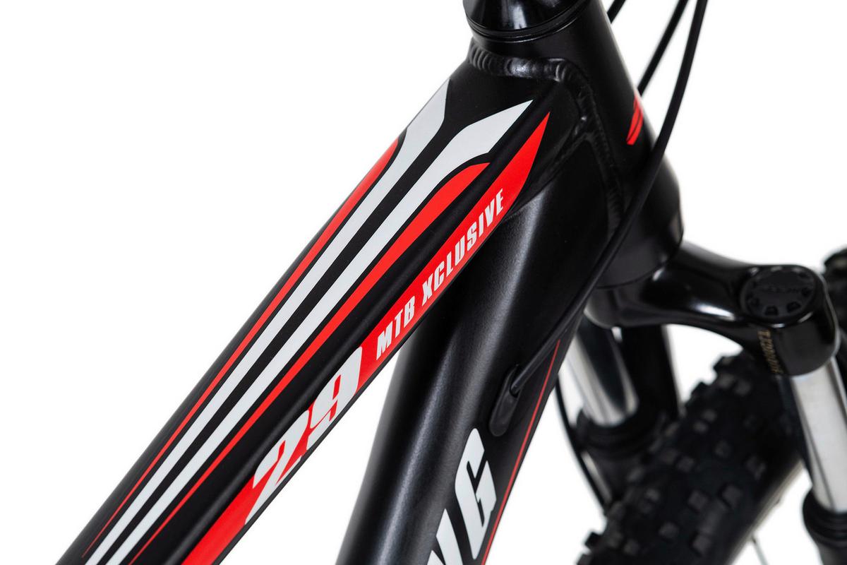 Mountainbike Hardtail 29 Zoll Morzine 21 Gänge - Rot/Schwarz, Basics, Metall (139/76/21cm) - KS Cycling