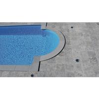Poolumrandung Granit Padang Dark 2,5m - Dunkelgrau, Basics, Naturmaterialien