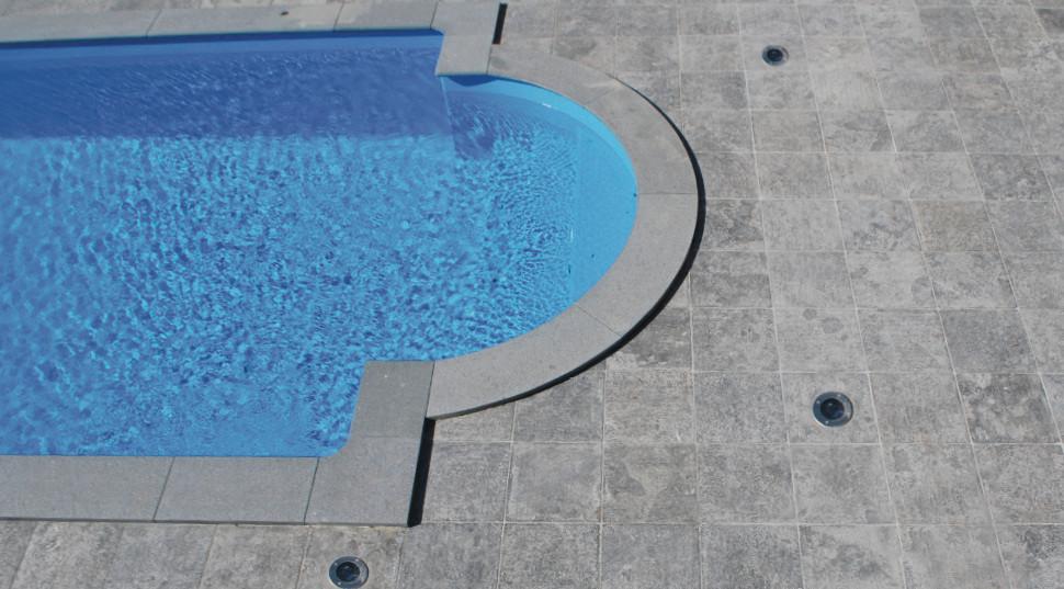 Poolumrandung Granit Padang Dark 2,5m