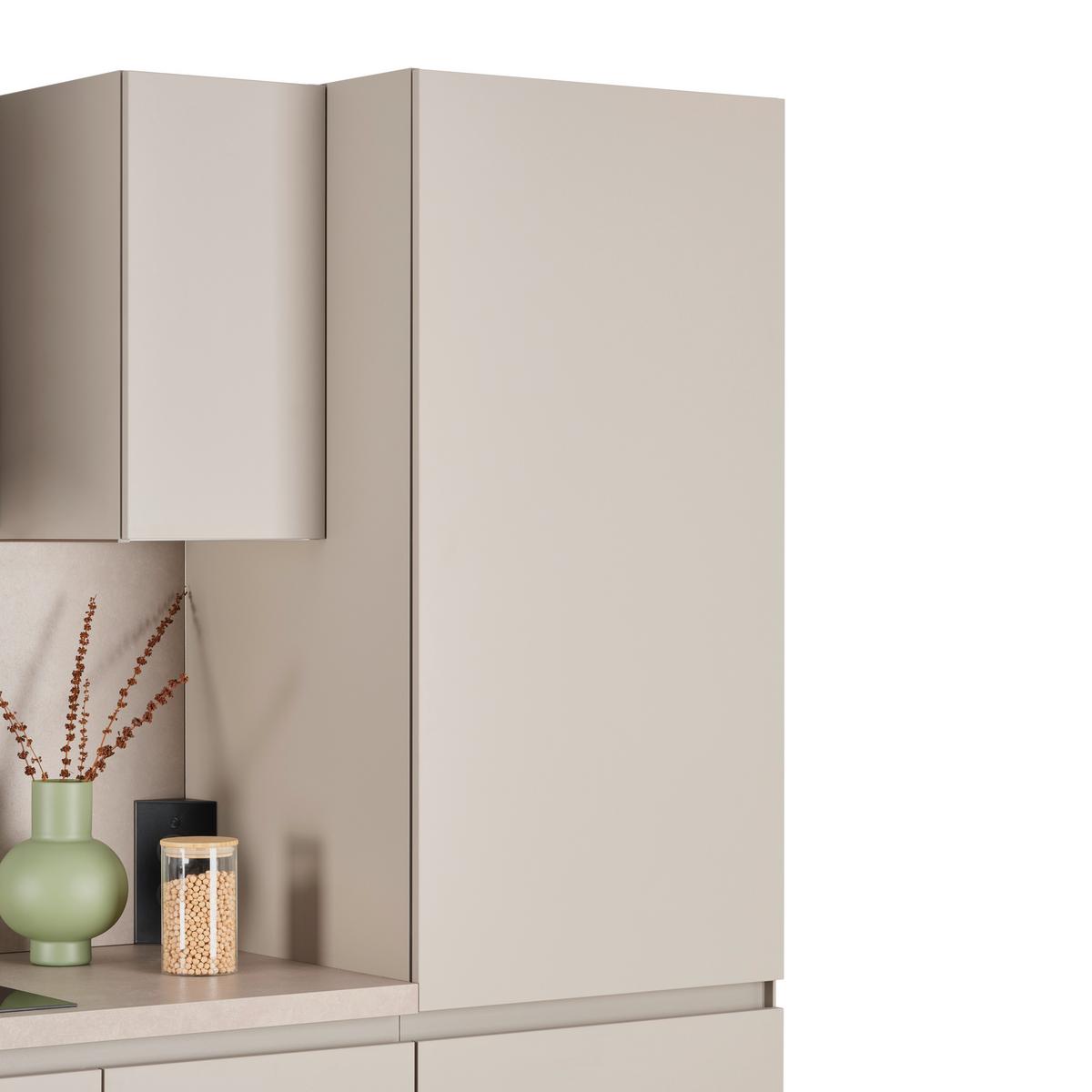 Küchenblock Win - Creme, MODERN, Holzwerkstoff (270cm) - Express-Kuechen