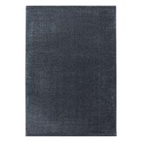 Hochflor Teppich Grau Rio 80x150 cm - Grau, Basics, Textil (80/150cm)