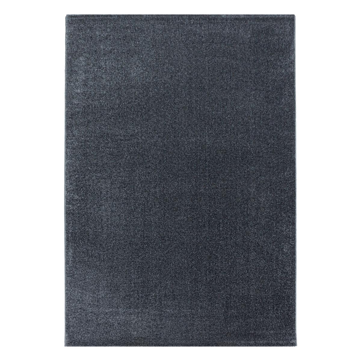 Hochflor Teppich Grau Rio 80x150 cm - Grau, Basics, Textil (80/150cm)