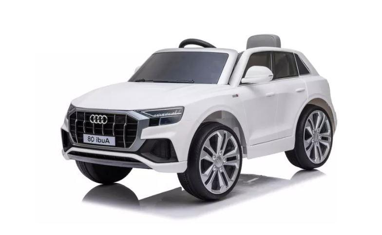 Kinder-Elektroauto Audi Q8 Ride On Weiß mit Sound