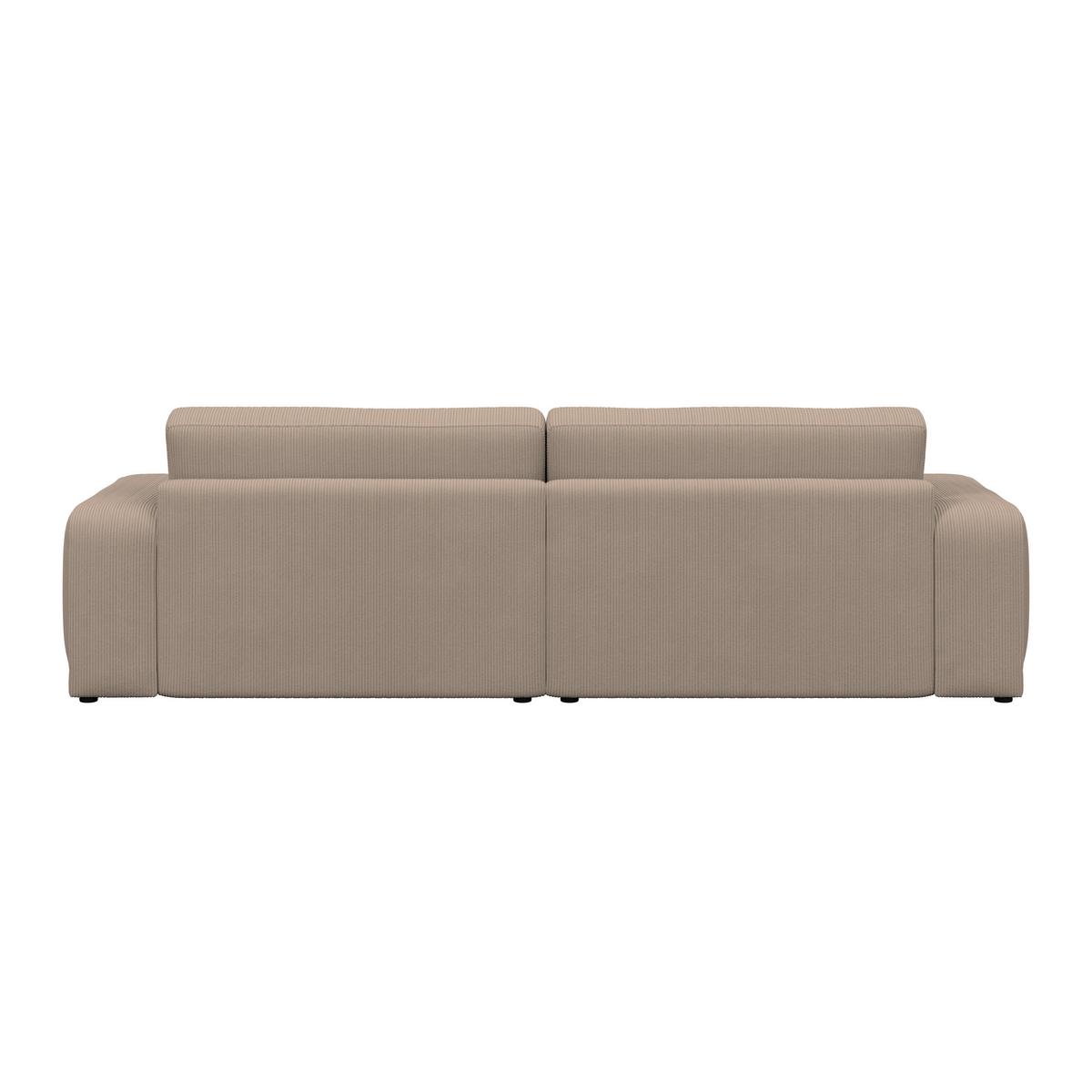 Bigsofa Savona Cord bernsteinfarben,260x111cm - Bernsteinfarben, Trend, Textil (260/77/111cm) - Luca Bessoni