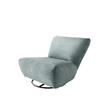 Xxl-sessel Cremallo Blau Wippfunktion, Drehbar, B: 95cm - Blau/Schwarz, Trend, Textil (95/77/94cm) - Livetastic