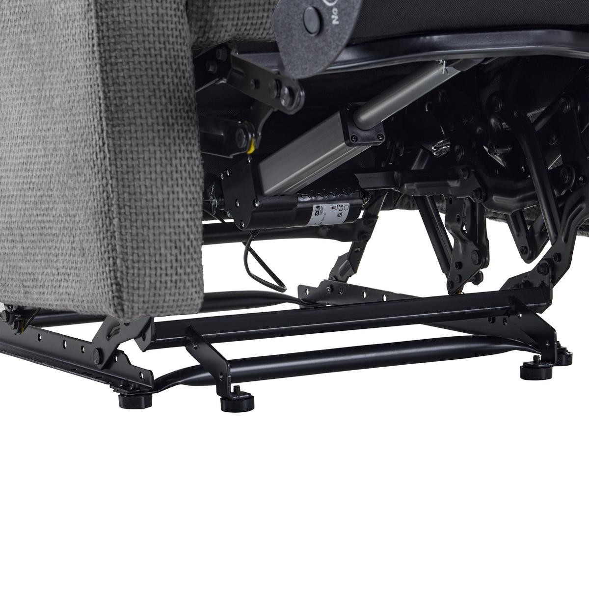 Relaxačné kreslo JOHNSY, antracitová - čierna/antracitová, Modern, kov/textil (75/106/91cm) - Mömax