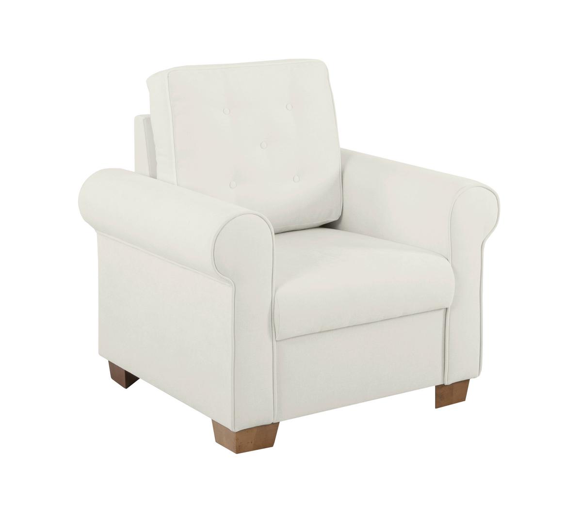 Sessel Arles, Hellgrau 80 B: 93 Cm - Buchefarben/Hellgrau, Design, Textil (93/89/82cm) - MID.YOU