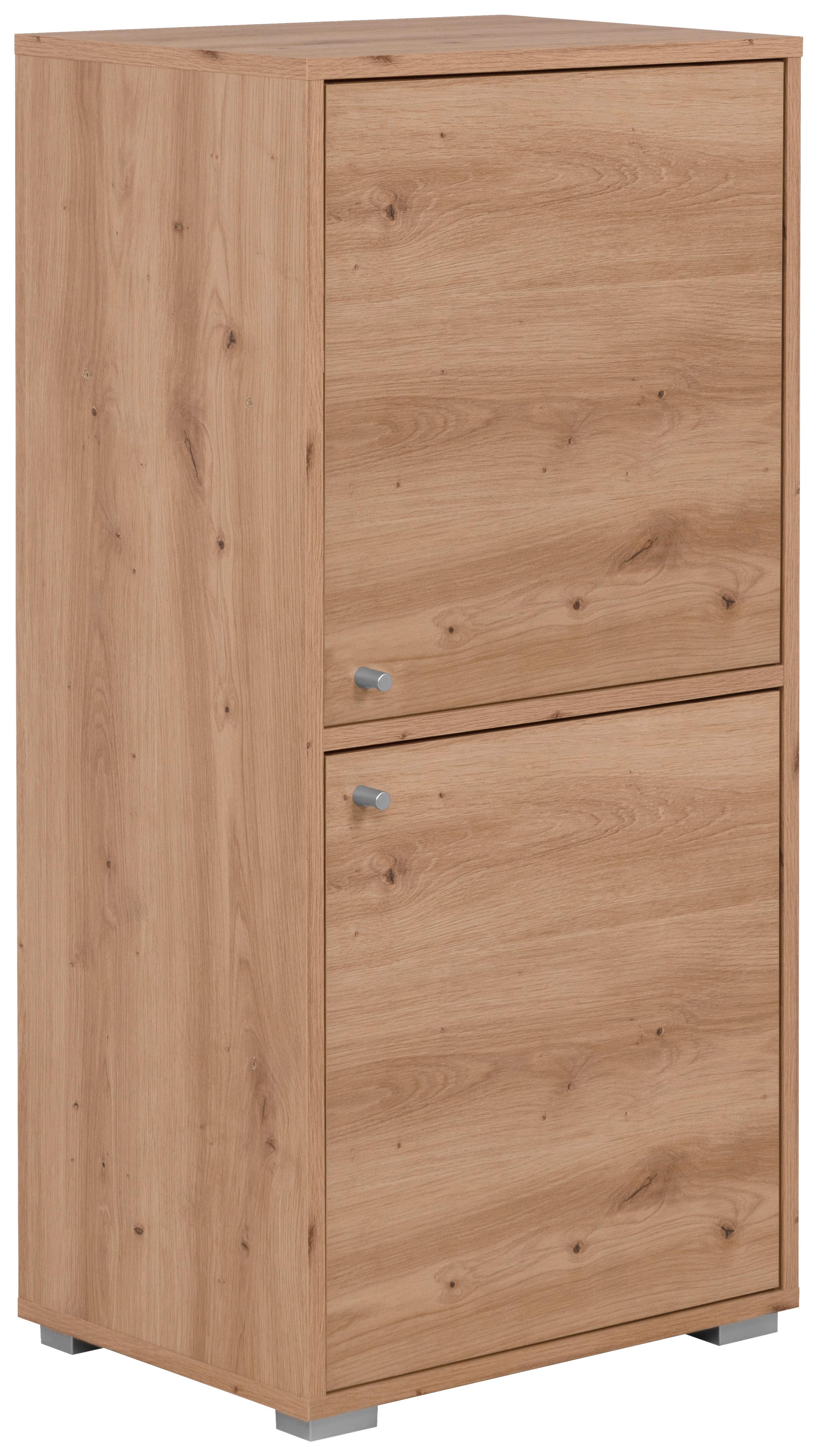 Regal Erweiterbar Fyn 20d 46 cm Eiche Artisan Dekor - Alufarben/Eiche Artisan, Design, Holzwerkstoff (46/96,5/33,5cm) - MID.YOU