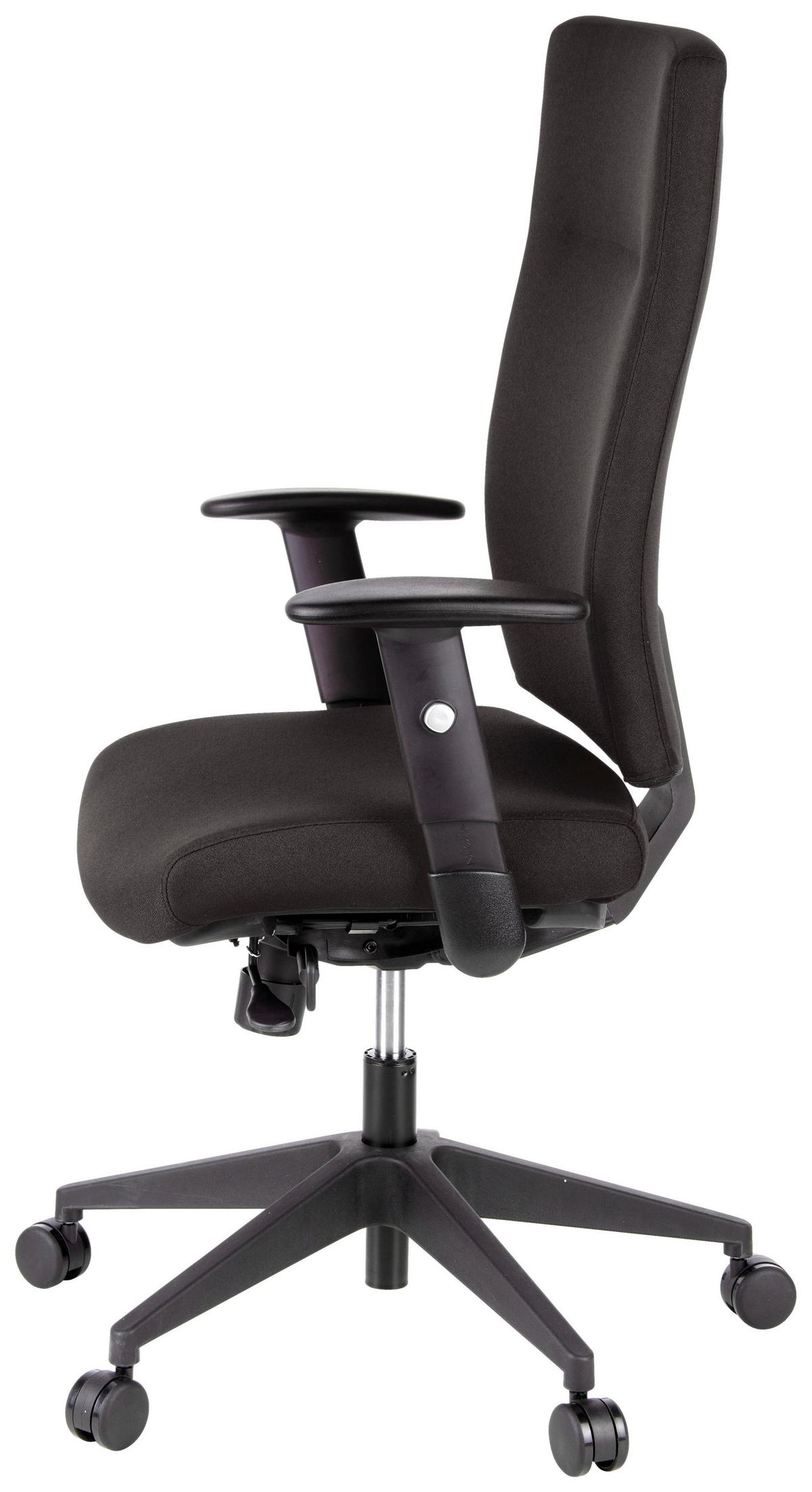 Drehstuhl Pro-Tec 300 Schwarz - Schwarz, MODERN, Kunststoff/Textil (57/125/53cm) - MID.YOU