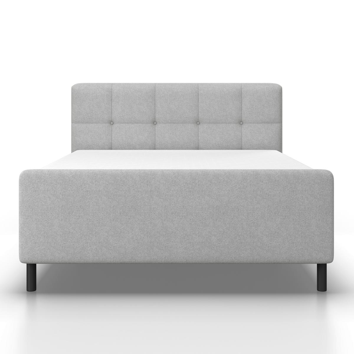 Posteľ boxspring MARBELLA 180x200, svetlosivá - čierna/svetlosivá, Modern, kov/drevo (180/200cm) - Bessagi Home