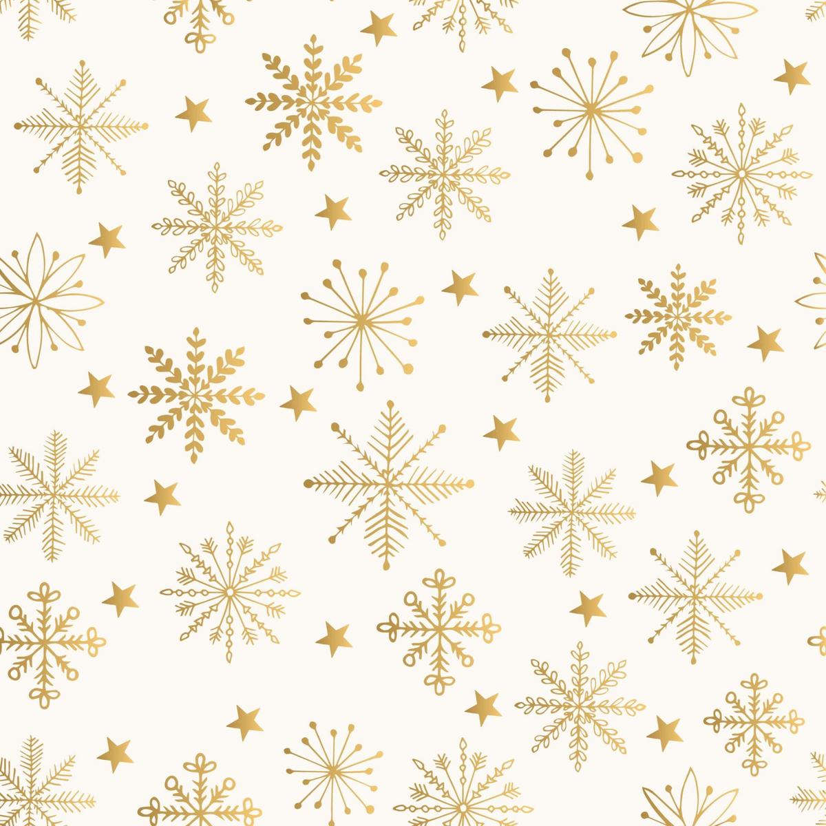 Szalvéta Kb. 33/33cm - aranyszínű/fehér, Design, papír (33/33cm)