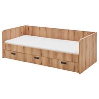 VÝSUVNÁ POSTEĽ BIANCA - hnedá, Konventionell, drevo/kompozitné drevo (90-180/200cm)