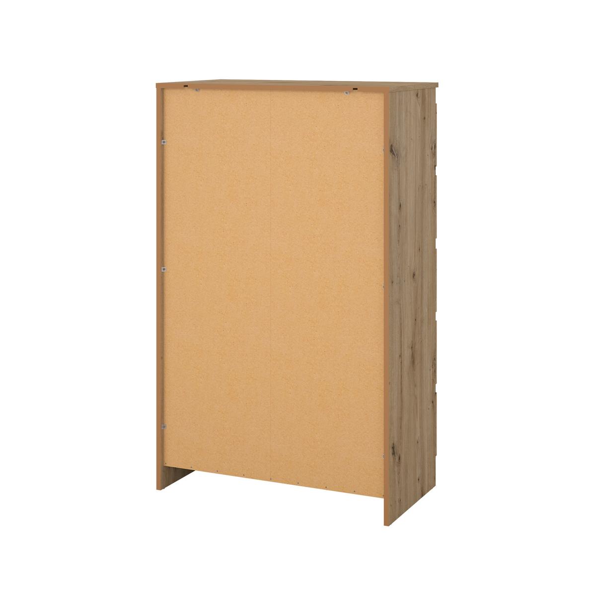 Komoda MARA 5 dekor dub Artisan - dub artisan, Konvenční, dřevo (77/125/42cm) - Mömax